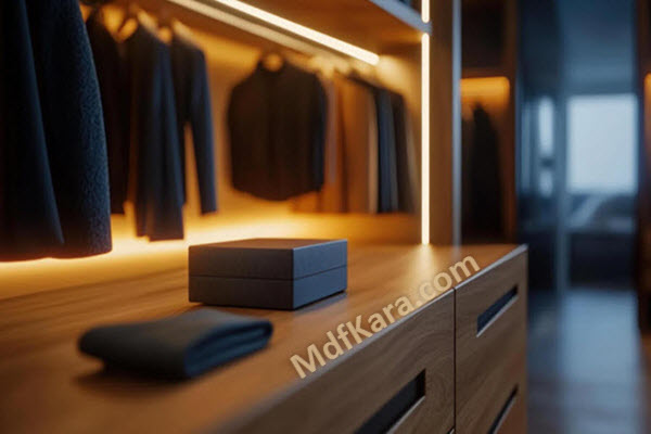 اجرای کمد دیواری مدرن با کیفیت بالا | ام دی اف کارا