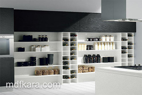 طراحی و اجرای قفسه MDF با بهترین کیفیت | ام دی اف کارا