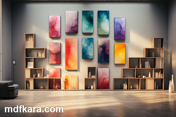 قفسه MDF نمایشگاهی