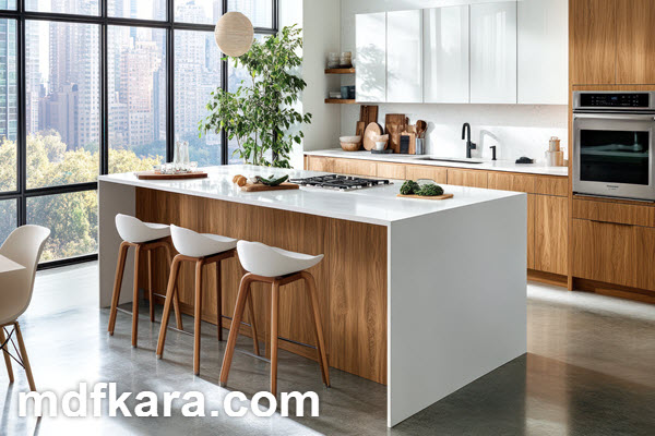 اجرای جزیره های آشپزخانه کلاسیک، نئوکلاسیک و مدرن