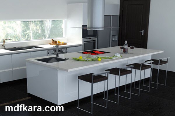 مراقبت و نگهداری از کابینت های گلاس سفید طوسی