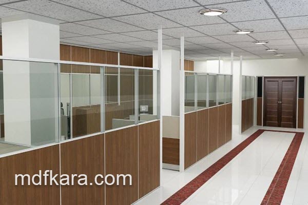 قیمت و هزینه پارتیشن ام دی اف دو جداره | ام دی اف کارا
