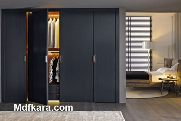 کمد دیواری براق بهتر است یا مات برای اتاق خواب؟